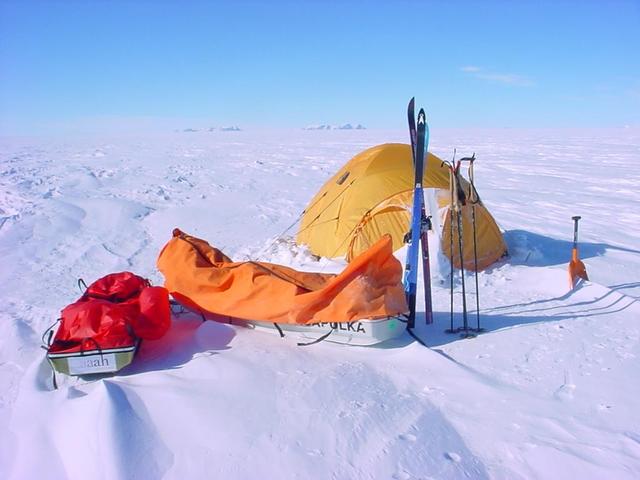 Camping out in Antarctica