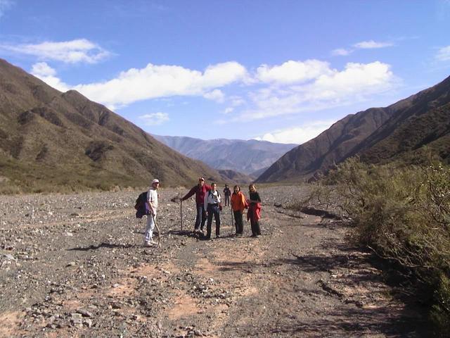 WALKING ALONG THE TRIBUTARY OF THE ACEQUIÓN RIVER