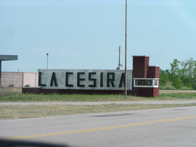 La Cesia is clearly marked at its entrance