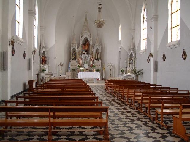 The interior of the San José Church