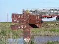 #5: road sign at the turnoff to the confluence