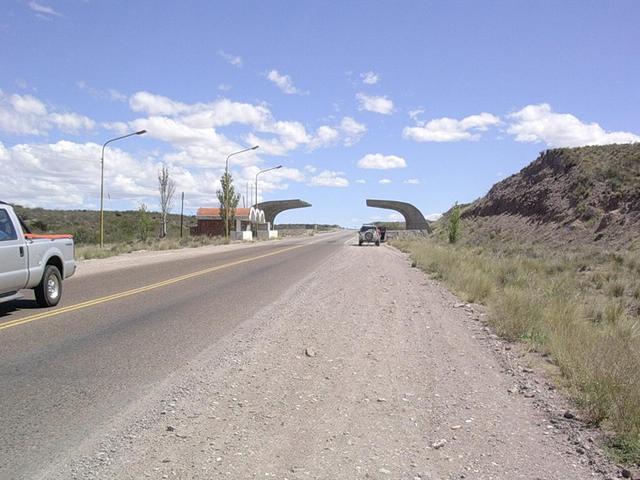 Limite entre Rio Negro y Chubut - Border between Rio Negro and Chubut provinces