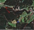 #7: My track on the satellite image (© Google Earth 2008)
