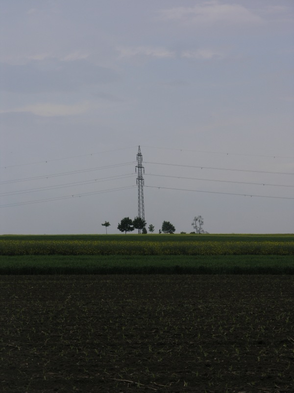 A power line passes nearby