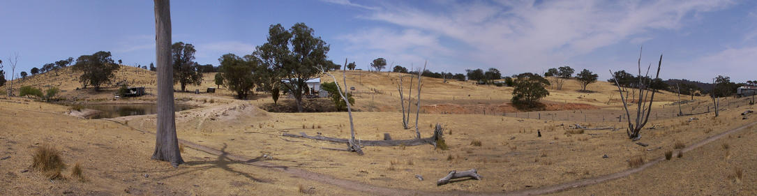 Panorama facing south