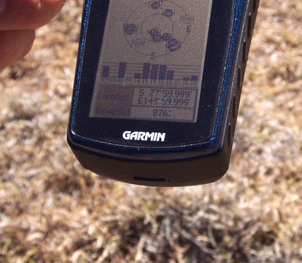 GPS reading (kept moving off all the zeros)