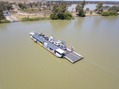 #9: The cable ferry across the Murray River at Waikere, south of the point