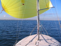 #3: This is what I was really doing out there; playing with my newly acquired spinnaker!