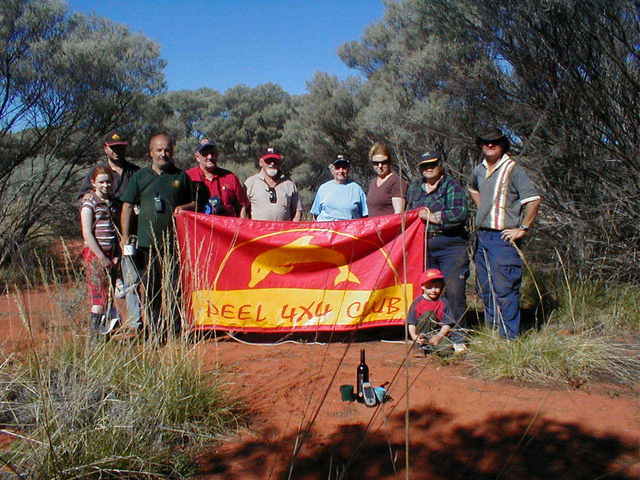 Same view with the Confluence Point expeditioners of The Peel 4wd club