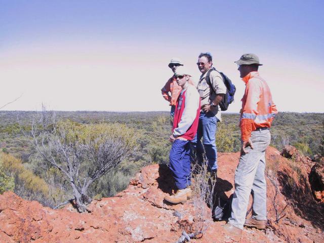 Admiring the view of the Mount Manning Nature Reserve