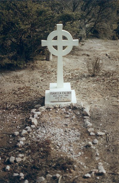 The pioneer grave.