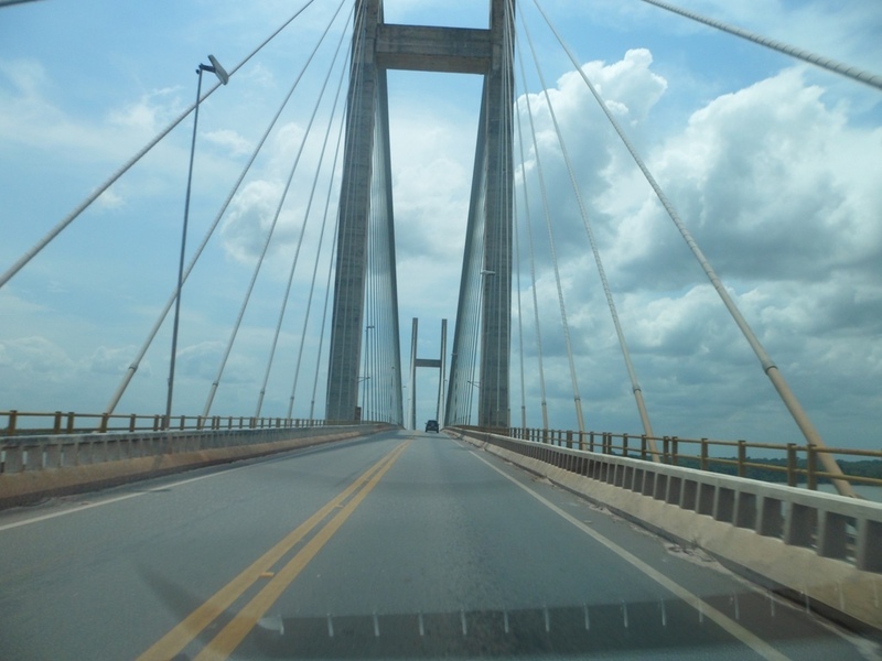 Ponte estaiada sobre o rio Guamá - cable-stayed bridge over Guamá River