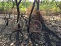 #8: Deixei a bicicleta trancada a 370 metros do ponto exato, em uma área de mato queimado - I left the bicycle locked at 370 meters to the exact point, in a burned bush area