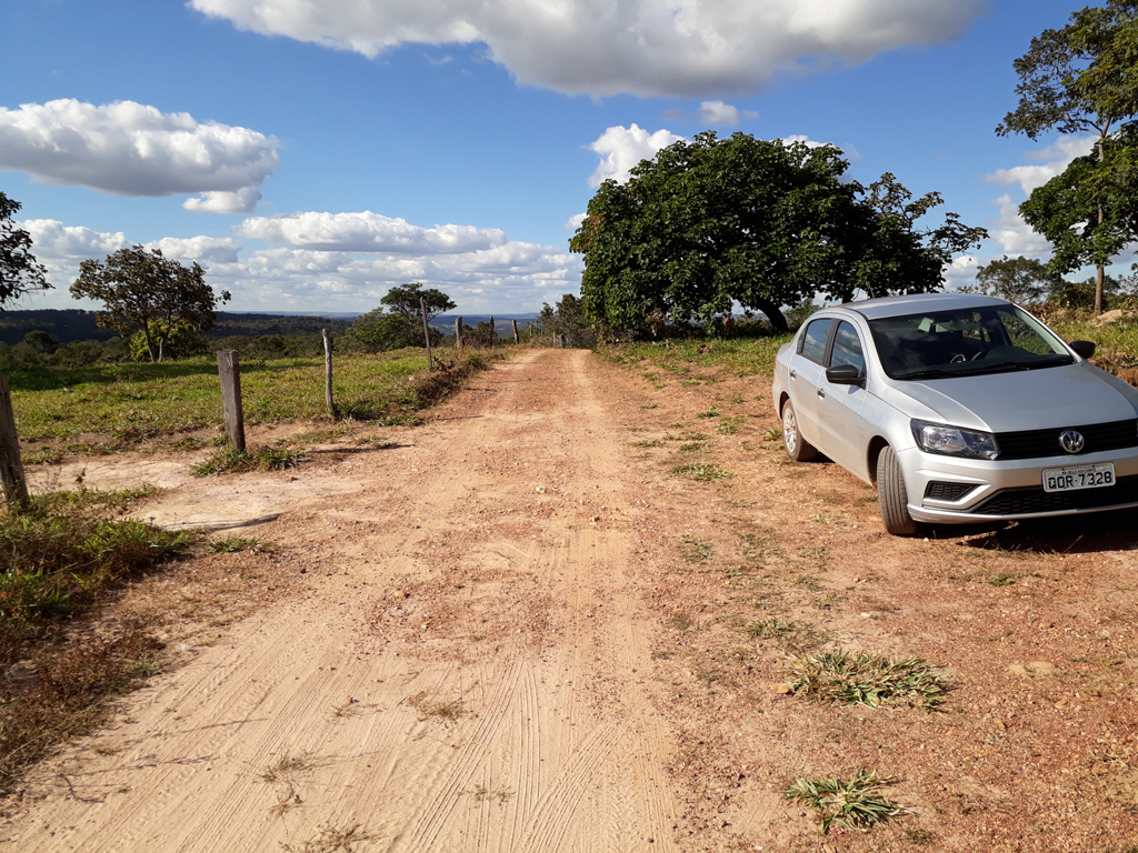 Parei o carro a 1.500 metros da confluência - I stopped the car 1,500 meters to the confluence