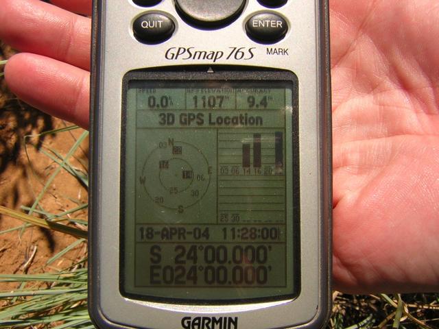 Picture of GPS at 24S 24E