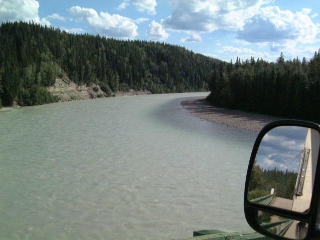 Athabasca River near confluence