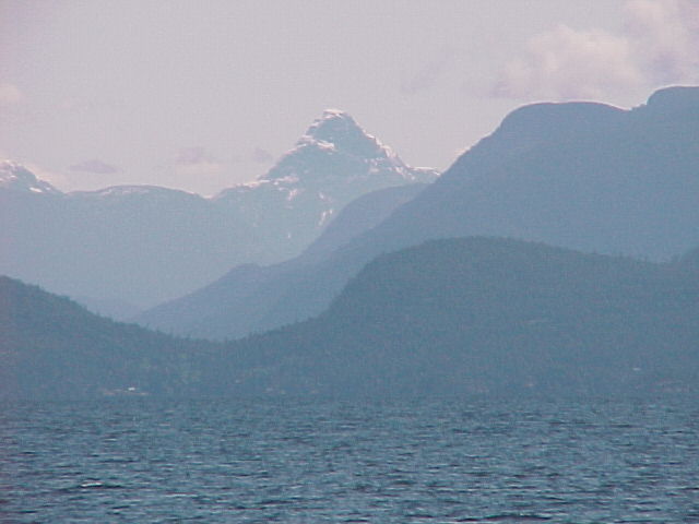View  towards Desolation Sound and the Mainland