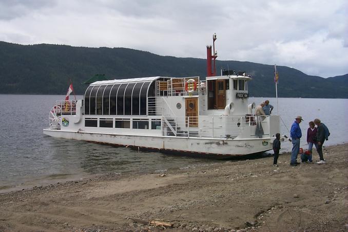 The Phoebe Ann at Narrows Village just east of the confluence.