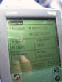 #3: The GPS display on the Palm III