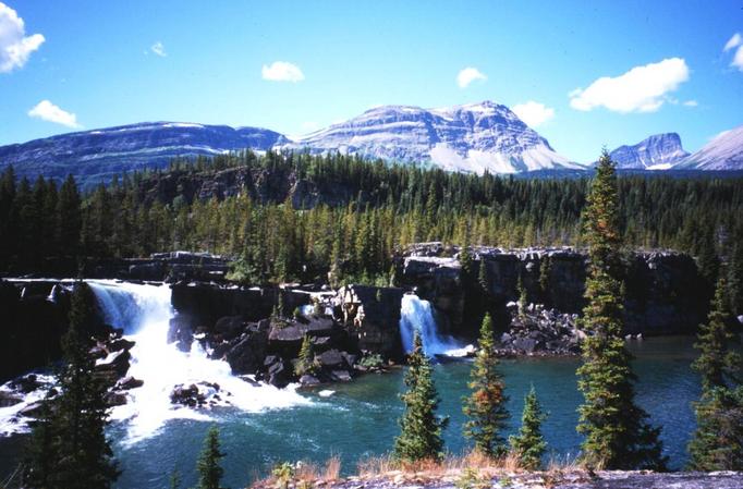 Banff, Jasper, Monkman? The National Park that wasn't, Monkman falls in the Monkman Provincial park.