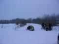 #4: Gehard and team with Snowmobile and 4x4 just before departure