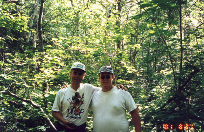 Picture of my father and I - Doug and Jeff Rocheleau