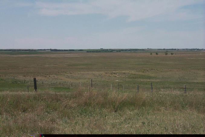 Looking west.  More pasture and prairie.