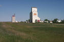 #10: Hodgeville grain elevators ... the old and the new.