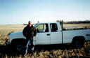 #2: Rick, standing next to the truck and the confluence