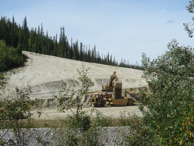 Gold mining Area on the Hunker Road / Goldabbaugebiet