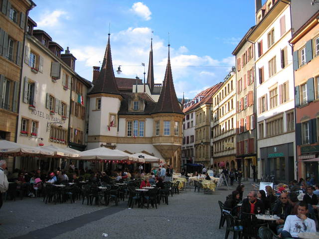 Place du Marché in Neuchâtel