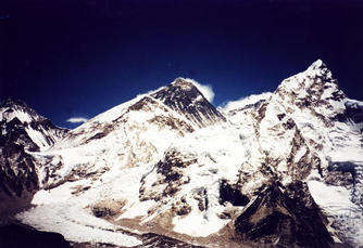 #1: Mt.Everest is in centre, confluence is just behind it.