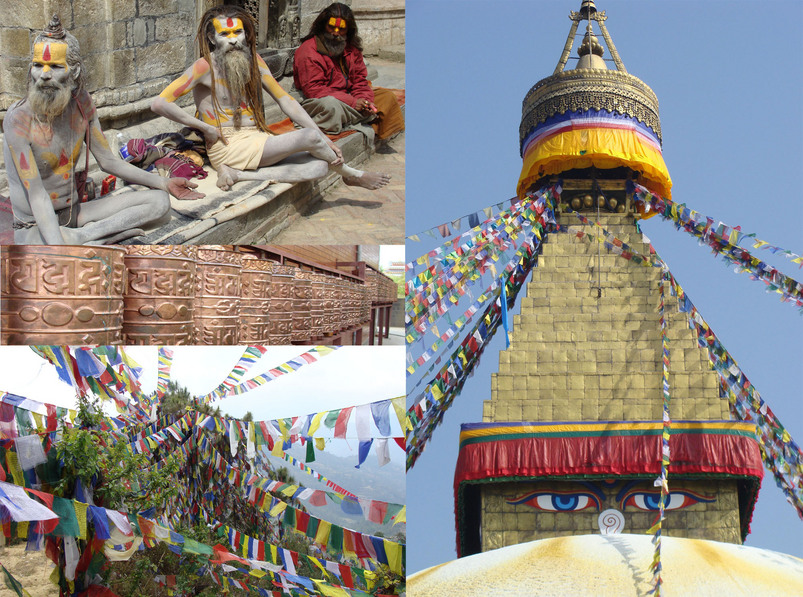 A small sample of interesting sights near Kathmandu.