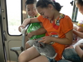 #3: Pet rabbit on bus