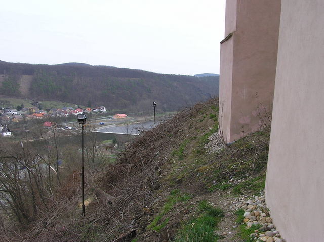 View East (along the castle wall)