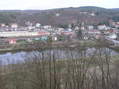 #2: View North (the town of Nižbor, across the Berounka River)