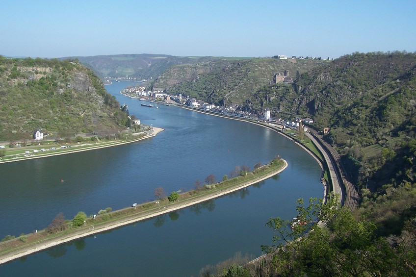 The Rhine river valley