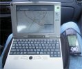#5: The laptop setup in the car