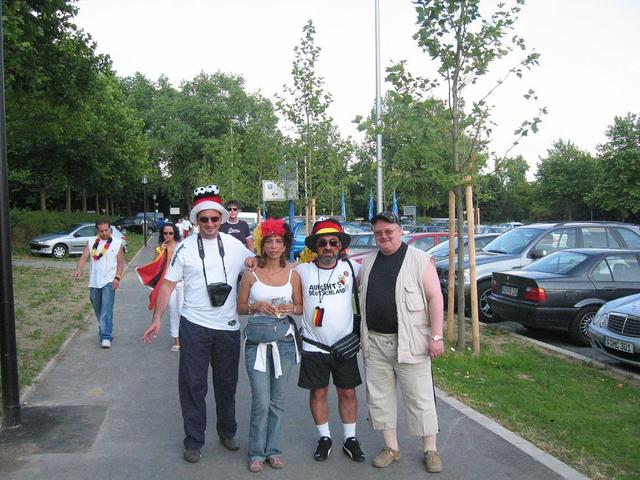 Together with German footaball funs