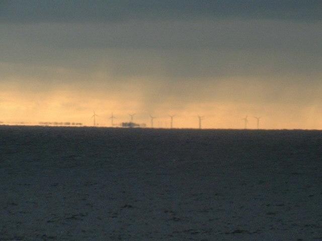 wind rotors on the Polish coast