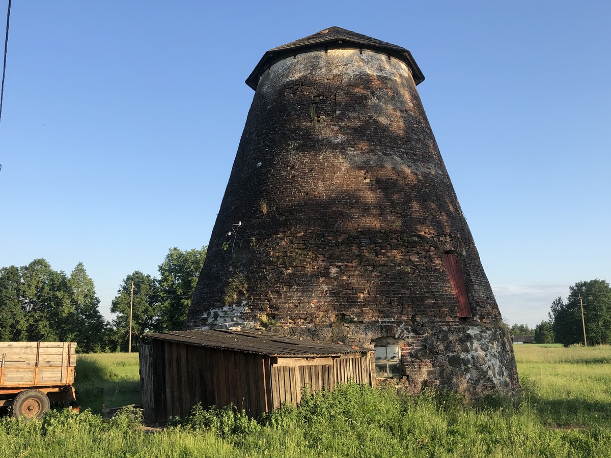 Old Windmill or Storage Tower Nearby