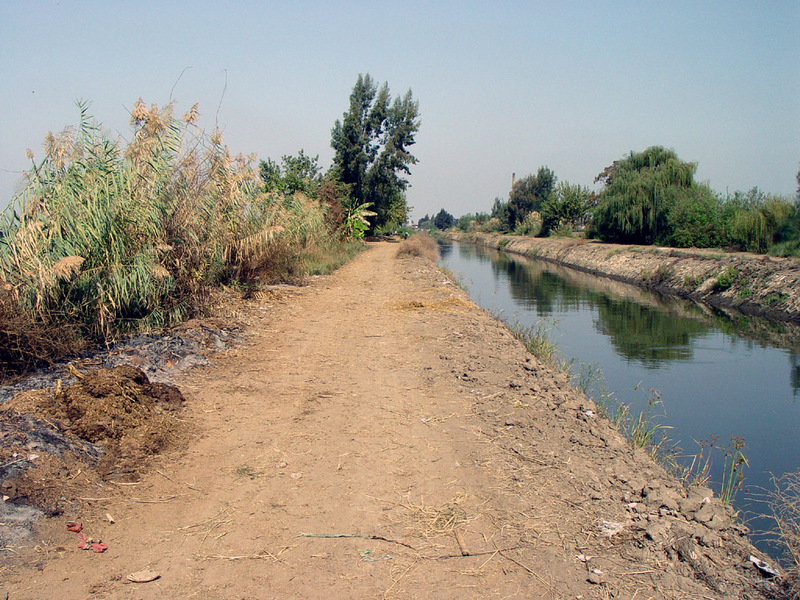 The confluence area, looking north