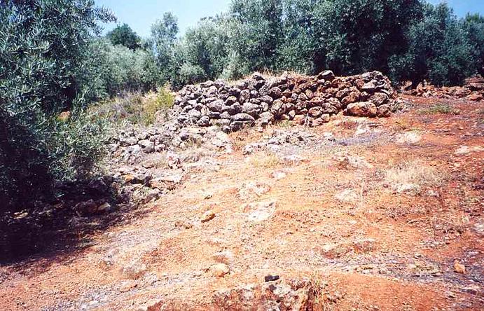 Small stone wall
