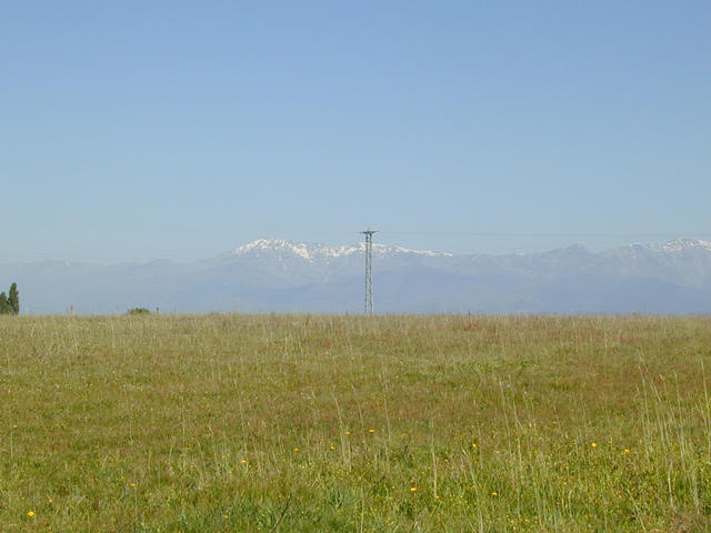 view to Sierra de Gredos