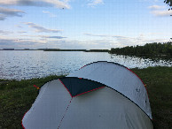 #10: Tent at Lake Inari