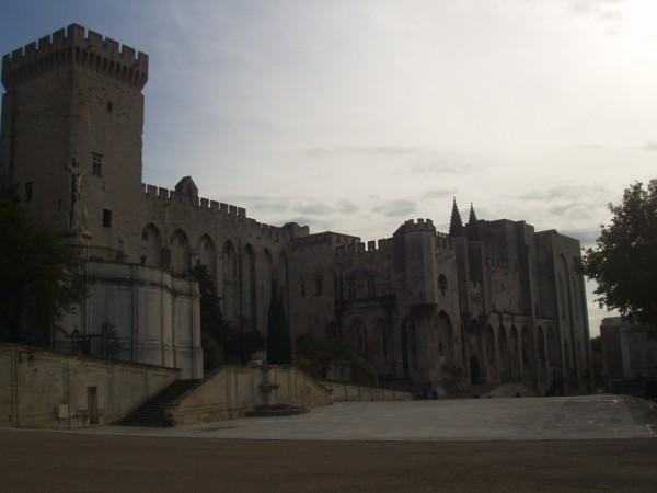 The popes palace in Avignon