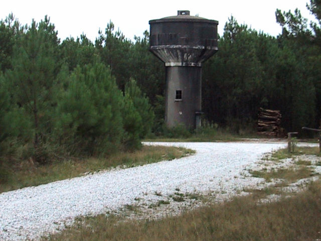 the water tower where you leave the road towards the confluence