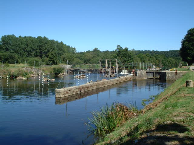 Lock Nr. 6 of the River Blavet at Rimaison