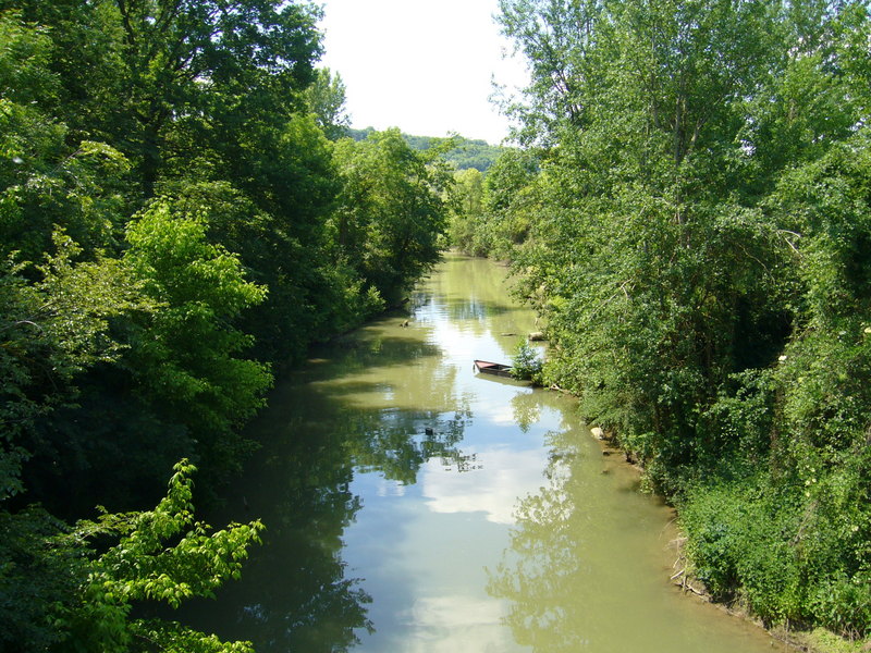 The other arm of the river Marne: idyll