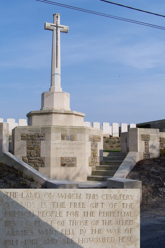 British cemetery 1918 - 1919 in Longpré-les-Corps-Saints